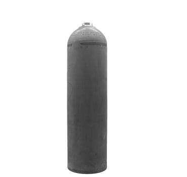 MES 11,1 L Aluflasche natur 207 bar - Rohling