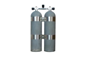 MES 11,1 L ALU natur Doppelgerät 207 bar mit V4Tec Schellensatz