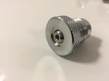 POLARIS Messing Stopfen für M26x2 Nitrox 300 bar Ventil mit Entlüftung