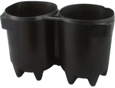 Doppelstandfuß 2 x 140 mm