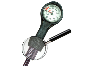 Finimeter Slim Line mit 80 cm Miflex HD Schlauch